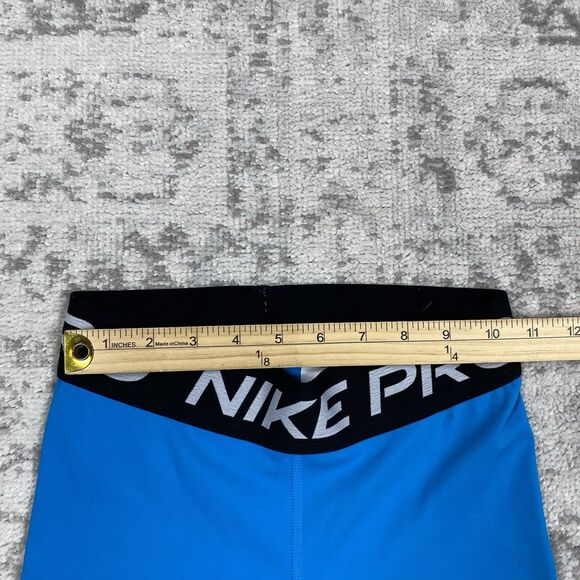 Nike Pro 365 Dri-Fit Leggings Women's Blue Mid Rise CZ9803-446 Size XS - Picture 3 of 6